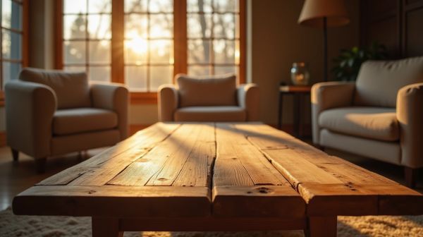 Pourquoi choisir une table basse bois flotté pour votre salon ?