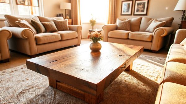 Top 5 raisons d'adopter une table basse en bois flotté
